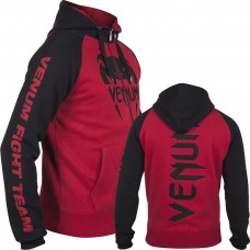 Толстовка Venum Pro Team 2.0 Hoodie Black Red